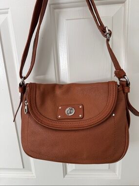 Marc Jacobs Tan Leather Crossbody Bag